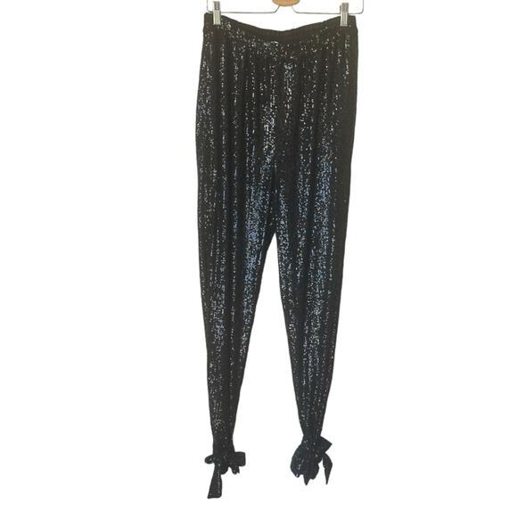Jonathan Simkhai Sequin Joggers Mylah Size Large L - Picture 3 of 6